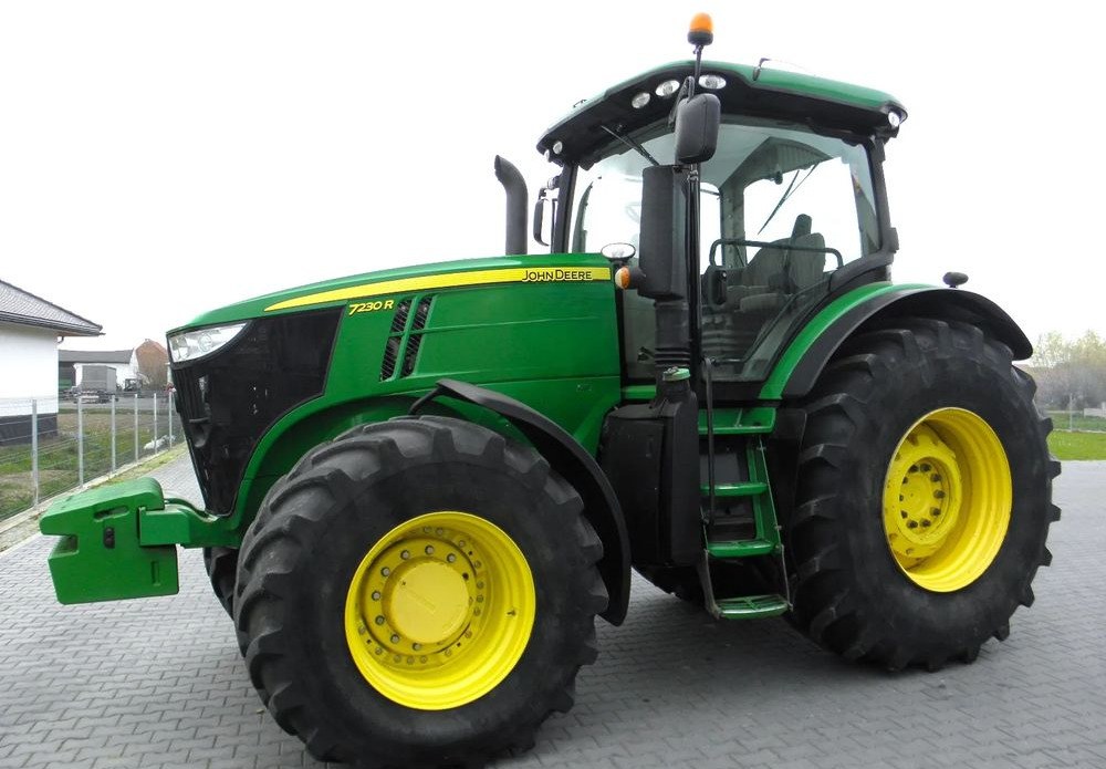 Traktor John Deere 7230 R 2012 Rok Nie Malowany, Skrzynia POWERQUAD, Stan Bardzo Dobry: das Bild 7