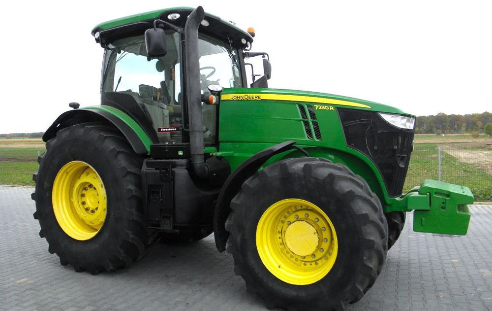 Traktor John Deere 7230 R 2012 Rok Nie Malowany, Skrzynia POWERQUAD, Stan Bardzo Dobry: das Bild 6