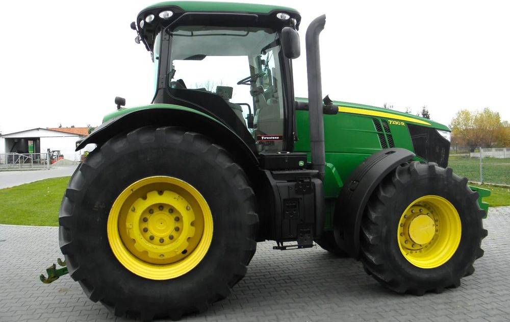 Traktor John Deere 7230 R 2012 Rok Nie Malowany, Skrzynia POWERQUAD, Stan Bardzo Dobry: das Bild 15