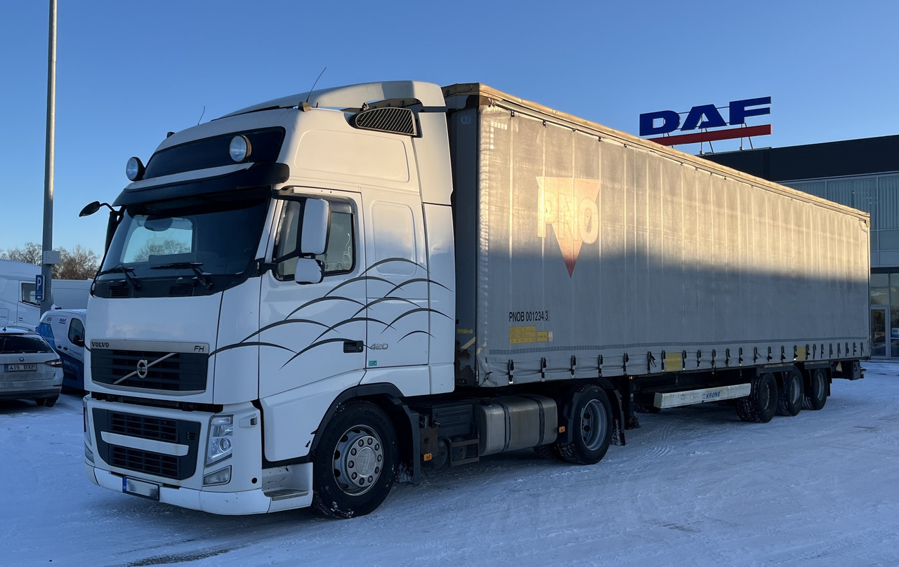 VOLVO FH 420 Low-Deck + Trailer Krone SD Mega (2012) - Sattelzugmaschine: das Bild 1 VOLVO FH 420 Low-Deck + Trailer Krone SD Mega (2012) - Sattelzugmaschine: das Bild 1