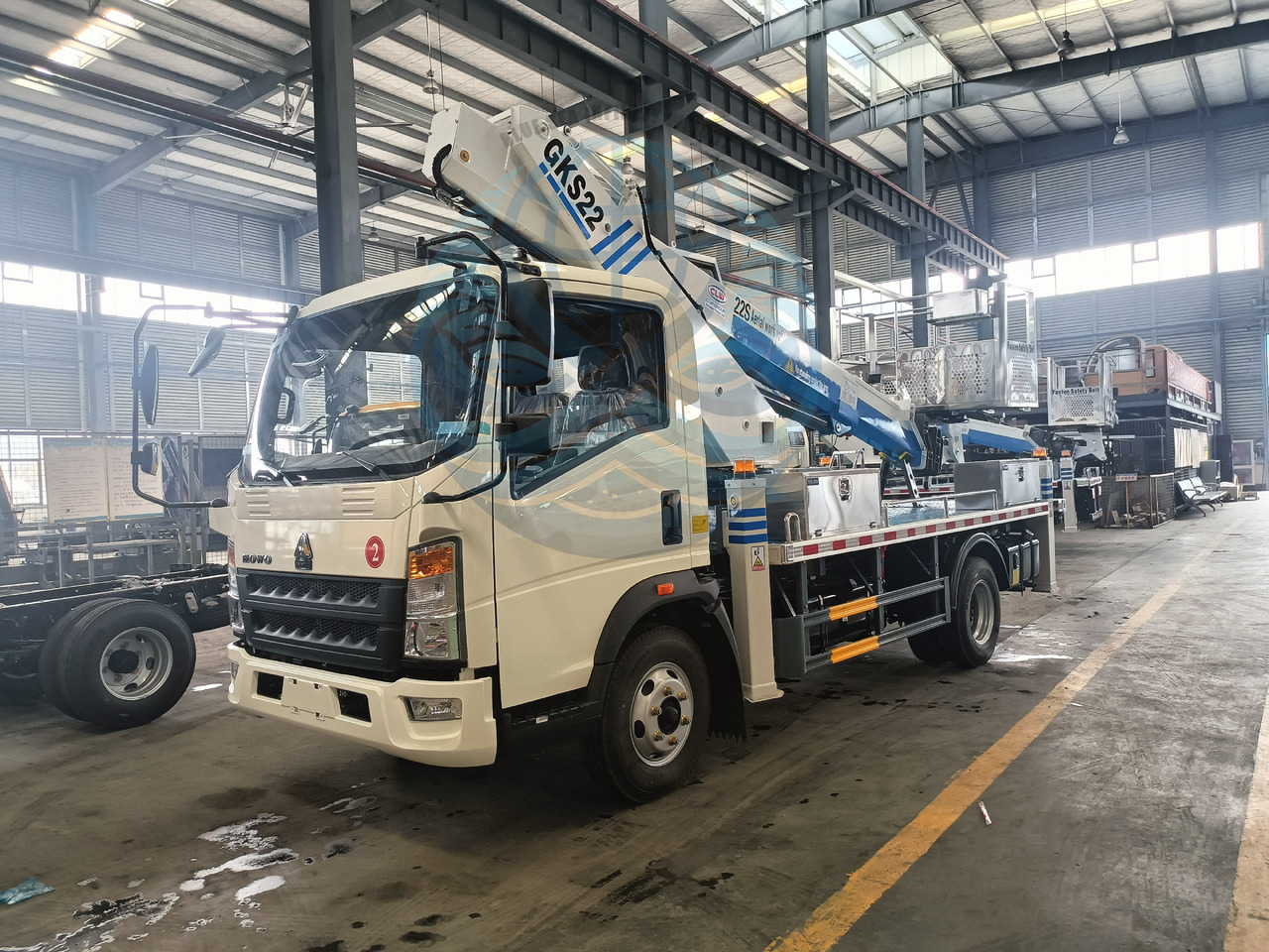 LKW mit Arbeitsbühne neu kaufen SINOTRUK HOWO 45ft-69ft: das Bild 8