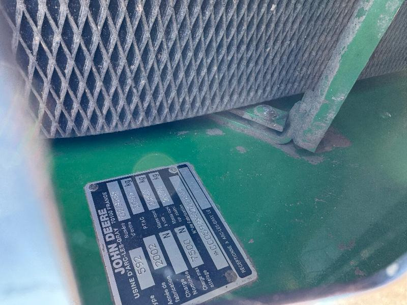 JOHN DEERE 592 - Rundballenpresse: das Bild 4 JOHN DEERE 592 - Rundballenpresse: das Bild 4