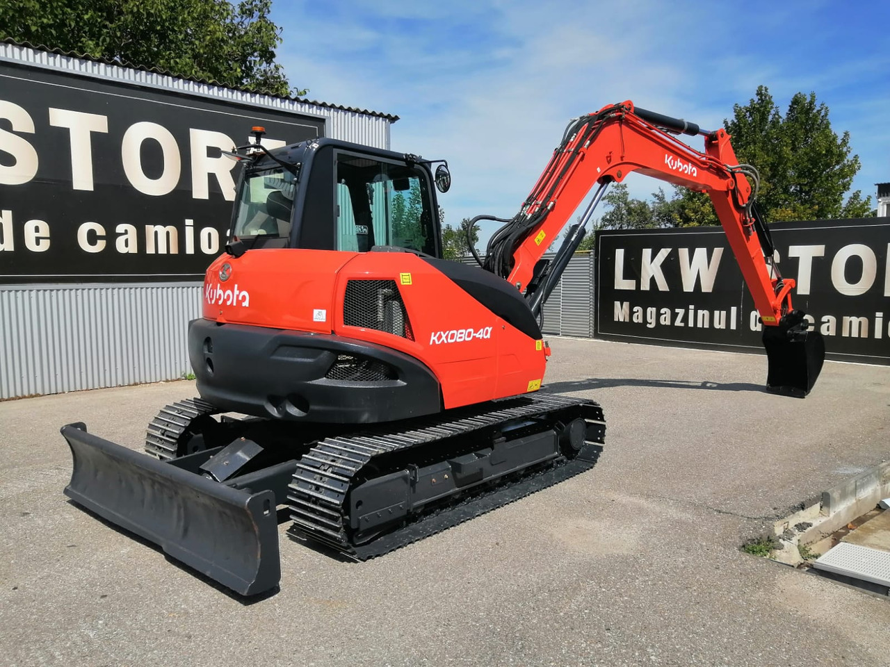 Kubota KX080-4A2 Excavator, TOP !!! - Minibagger: das Bild 4 Kubota KX080-4A2 Excavator, TOP !!! - Minibagger: das Bild 4