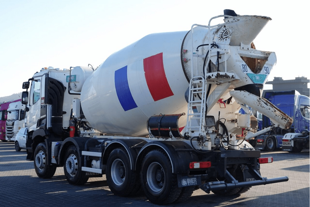 Renault C 430 8×4 Beton Mixer 9m3, TOP !!! - Fahrmischer: das Bild 2 Renault C 430 8×4 Beton Mixer 9m3, TOP !!! - Fahrmischer: das Bild 2