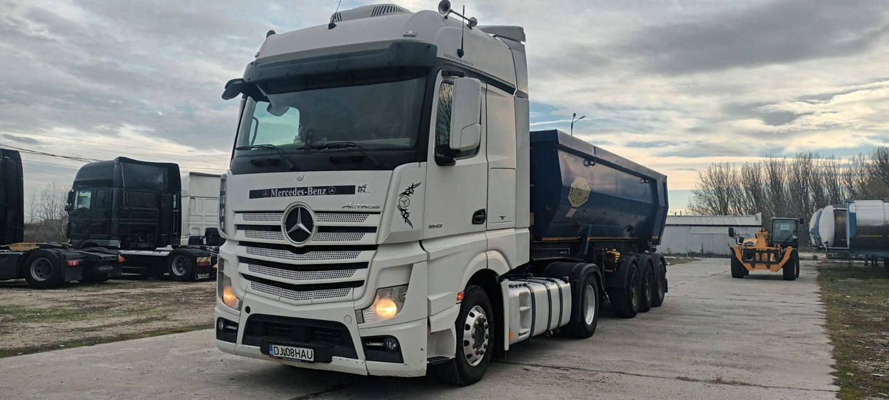 Tractor Head Mercedes-Benz Actros (2013) + Semi-trailer Tipper Meiller – Kipper (2005) - Sattelzugmaschine: das Bild 1 Tractor Head Mercedes-Benz Actros (2013) + Semi-trailer Tipper Meiller – Kipper (2005) - Sattelzugmaschine: das Bild 1