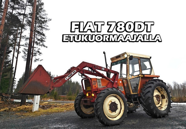 Fiat 780DT etukuormaajalla - Traktor: das Bild 1 Fiat 780DT etukuormaajalla - Traktor: das Bild 1