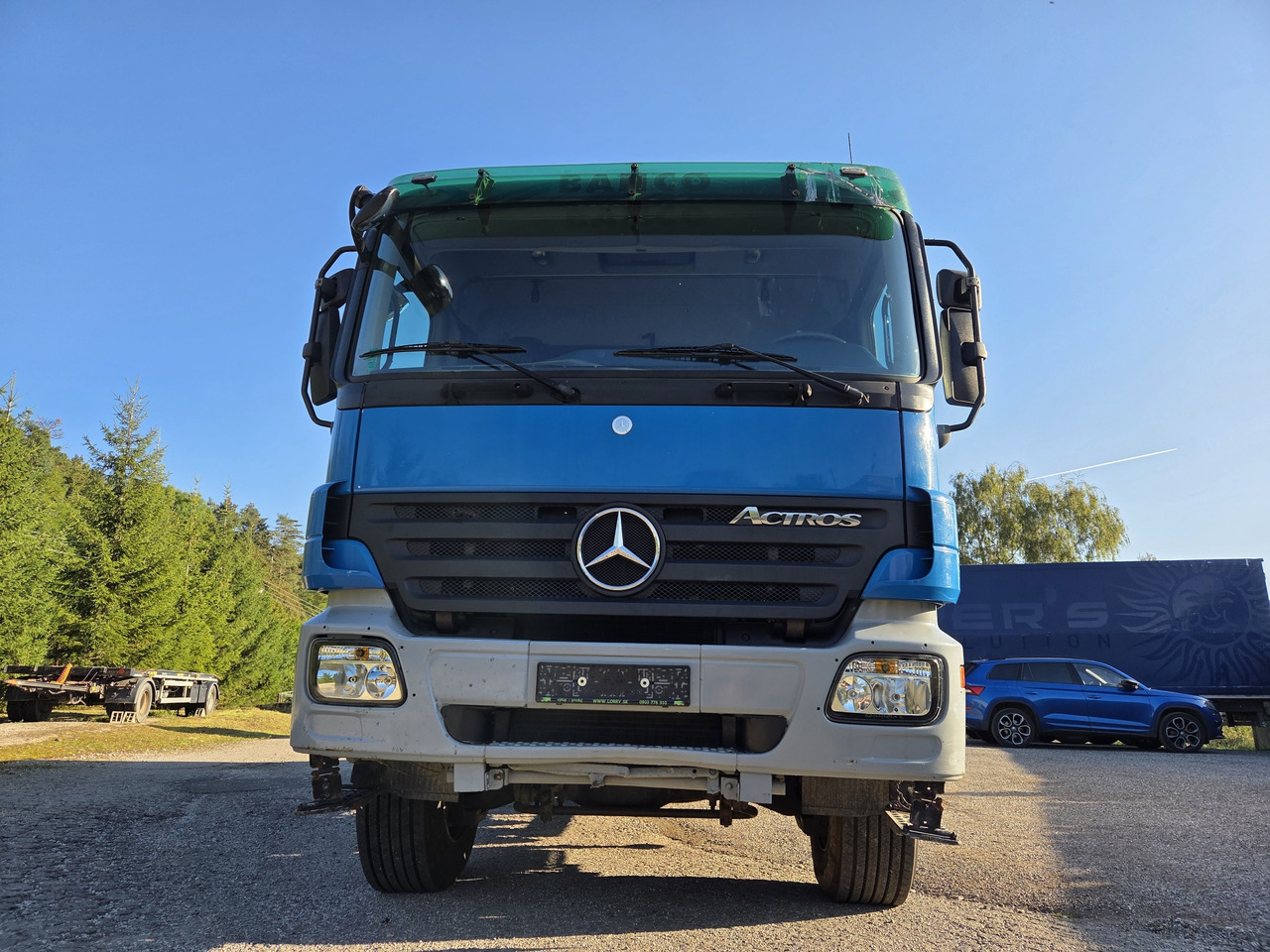 MERCEDES-BENZ ACTROS 3341 6x6 + CRANE PM 30 Radio Control - Pritsche LKW, Autokran: das Bild 2 MERCEDES-BENZ ACTROS 3341 6x6 + CRANE PM 30 Radio Control - Pritsche LKW, Autokran: das Bild 2