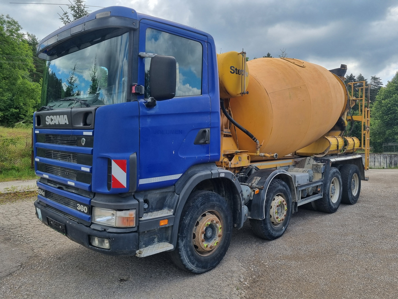SCANIA R 124 CB8X4HZ 360 mixer - Fahrmischer: das Bild 1 SCANIA R 124 CB8X4HZ 360 mixer - Fahrmischer: das Bild 1