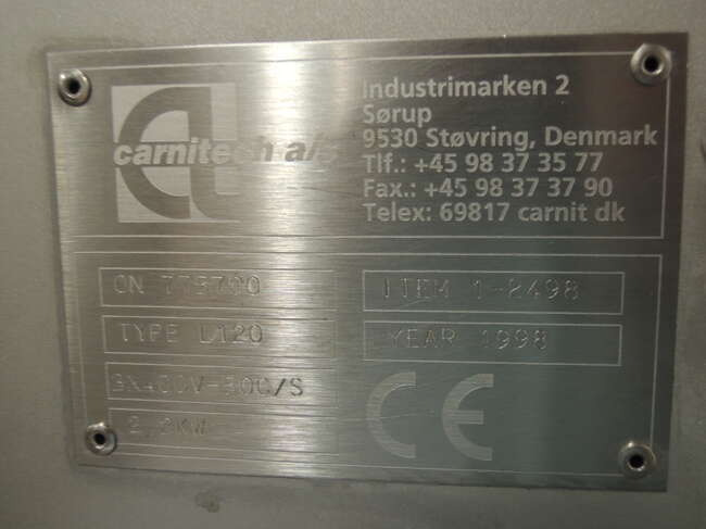 Carnitech Lifter L120 - Lebensmittelmaschine: das Bild 4 Carnitech Lifter L120 - Lebensmittelmaschine: das Bild 4