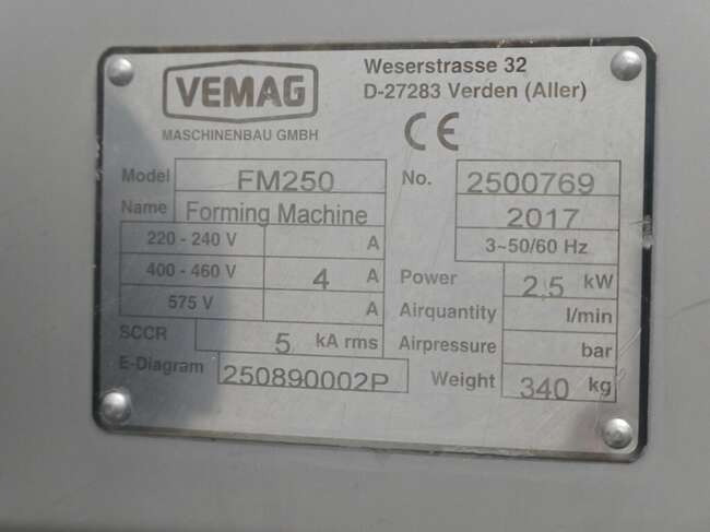 Lebensmittelmaschine Vemag forming machine FM250: das Bild 9