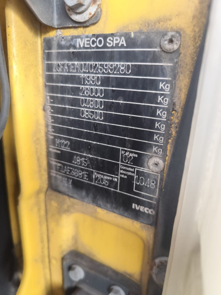 IVECO EUROCARGO 120E28P - Fahrgestell LKW: das Bild 2 IVECO EUROCARGO 120E28P - Fahrgestell LKW: das Bild 2