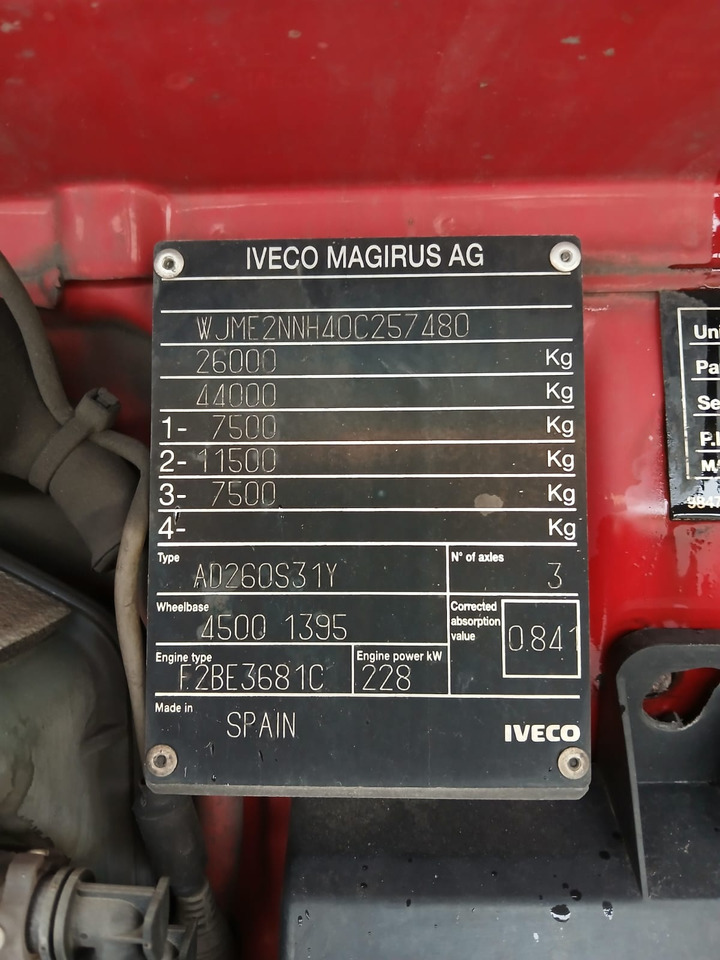 IVECO STRALIS AD 260S31 - Fahrgestell LKW: das Bild 5 IVECO STRALIS AD 260S31 - Fahrgestell LKW: das Bild 5