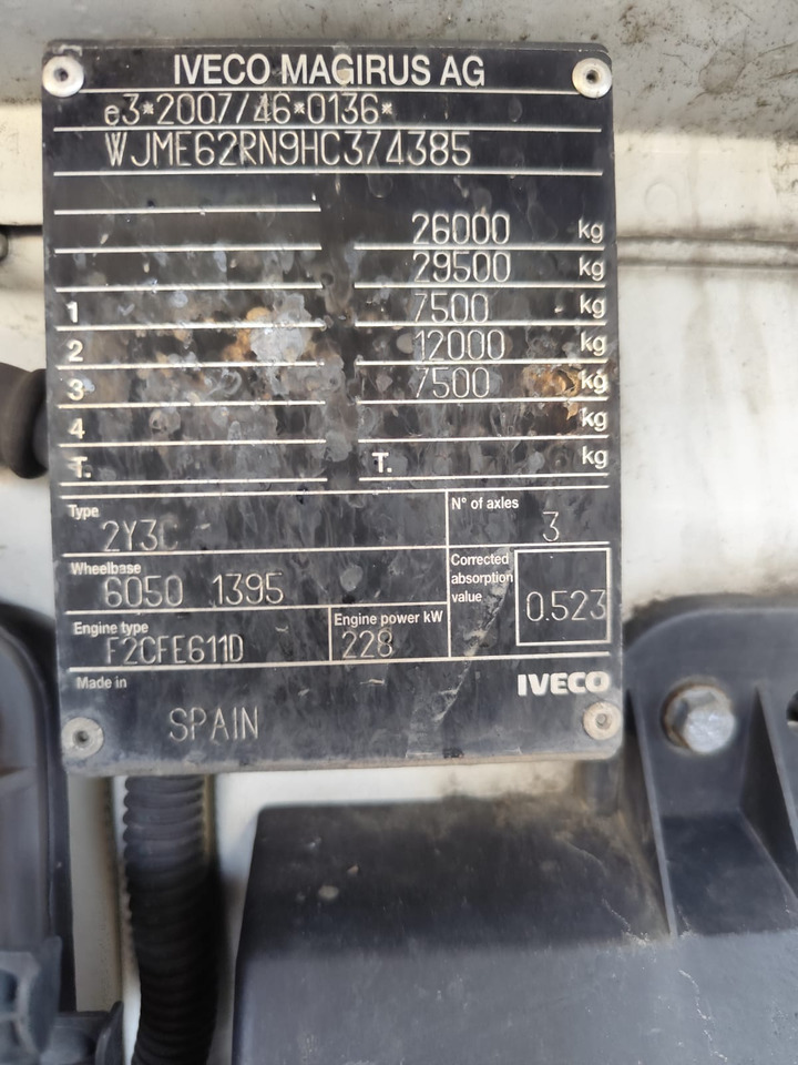 IVECO STRALIS AD 260S31 XP - Fahrgestell LKW: das Bild 3 IVECO STRALIS AD 260S31 XP - Fahrgestell LKW: das Bild 3