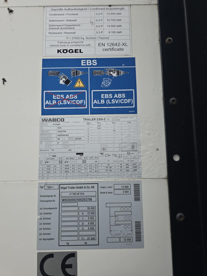 Planenauflieger KÖGEL S 24: das Bild 11