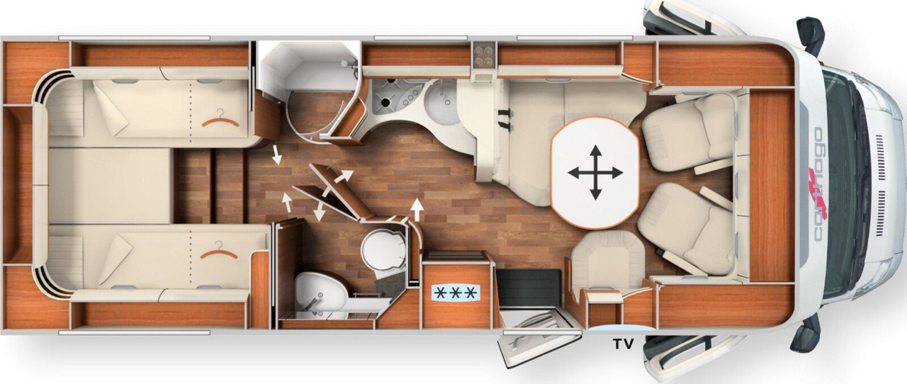 Carthago chic c-line T 4.9 LE 2025*MB*Skyview 22299 Rab - Teilintegriertes Wohnmobil: das Bild 2 Carthago chic c-line T 4.9 LE 2025*MB*Skyview 22299 Rab - Teilintegriertes Wohnmobil: das Bild 2