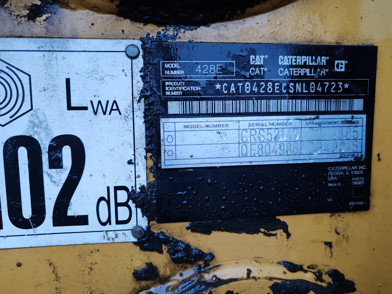 Baggerlader CATERPILLAR 428E: das Bild 18