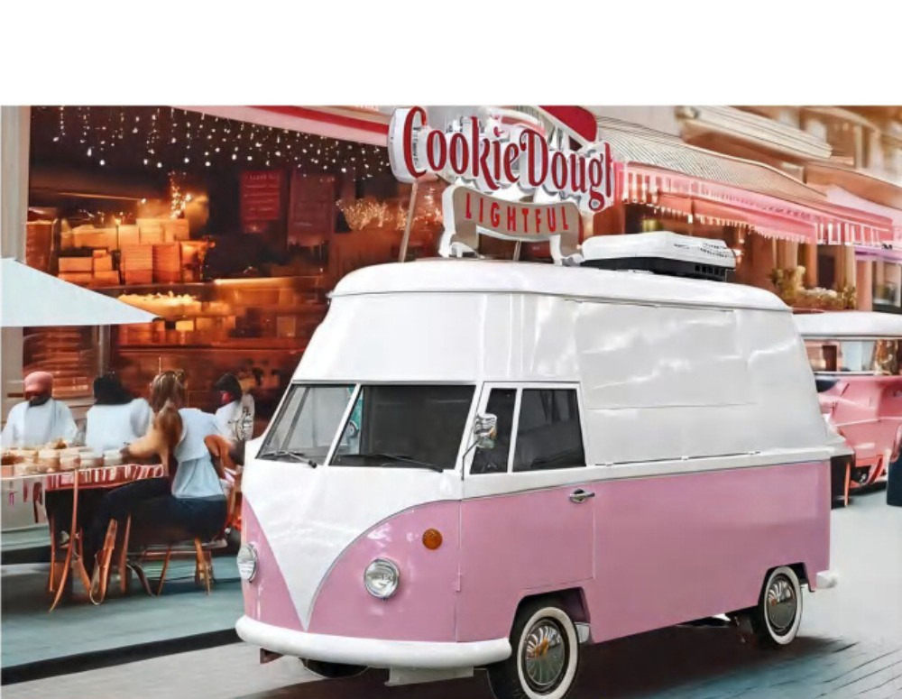 Deli Star Trailer Retro Minivan HR 4300 Electric - EU standards - Verkaufsanhänger: das Bild 3 Deli Star Trailer Retro Minivan HR 4300 Electric - EU standards - Verkaufsanhänger: das Bild 3