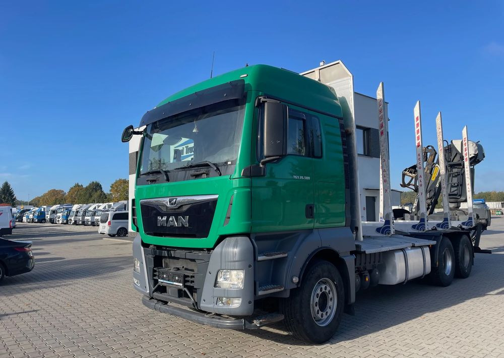 MAN TGX 26.500, 6x4, HDS EPSILOM M12Z, do transportu drewna. - Holztransporter, Autokran: das Bild 2 MAN TGX 26.500, 6x4, HDS EPSILOM M12Z, do transportu drewna. - Holztransporter, Autokran: das Bild 2