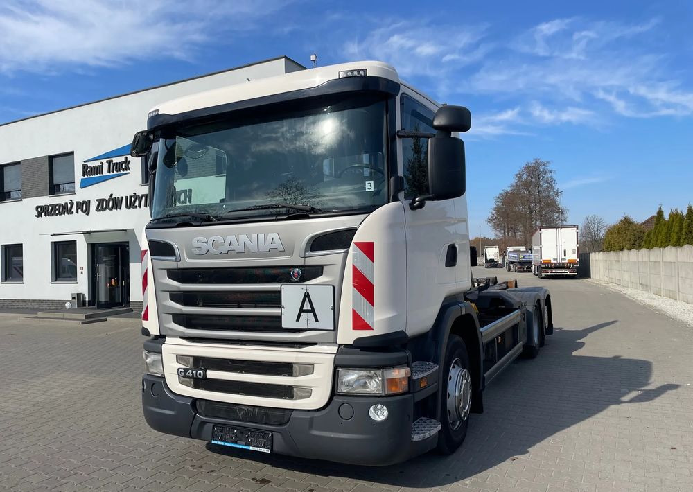 Scania R410 Hakowiec MEILLER RK20 65 - Abrollkipper: das Bild 2 Scania R410 Hakowiec MEILLER RK20 65 - Abrollkipper: das Bild 2