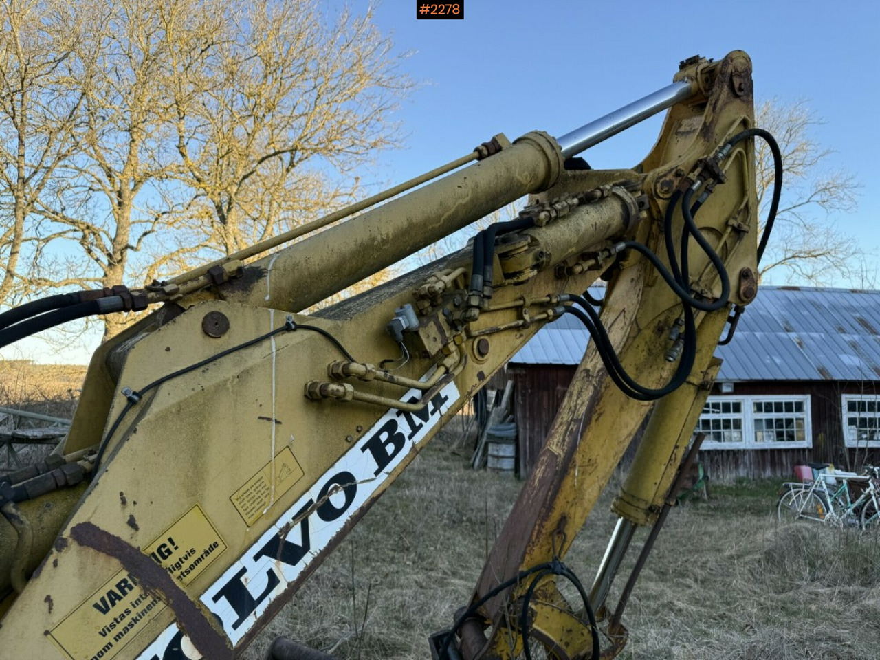 Baggerlader Backhoe loader Volvo BM 646 with attachments Repair object: das Bild 19