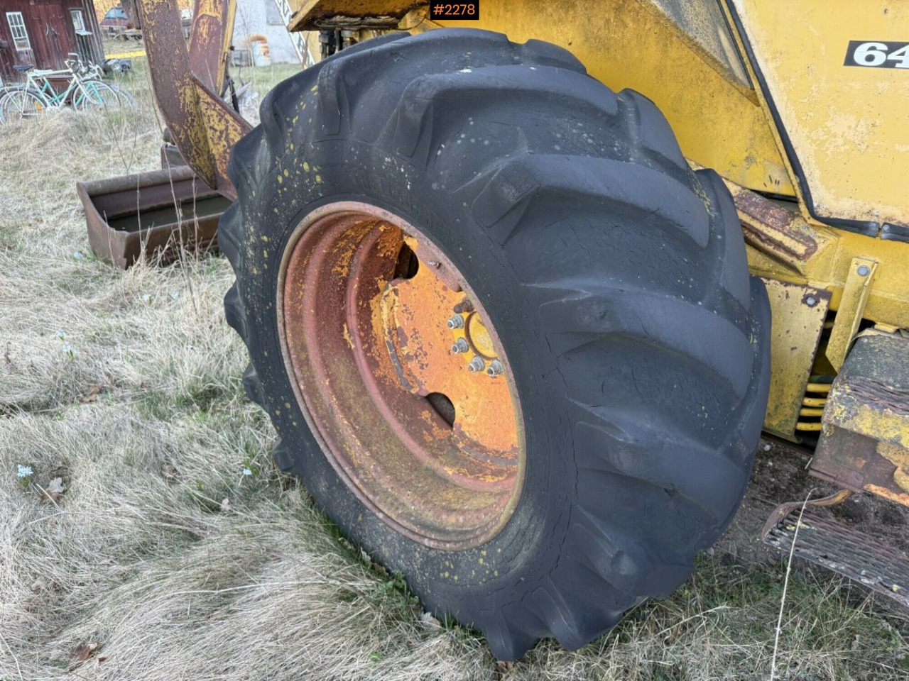 Baggerlader Backhoe loader Volvo BM 646 with attachments Repair object: das Bild 10