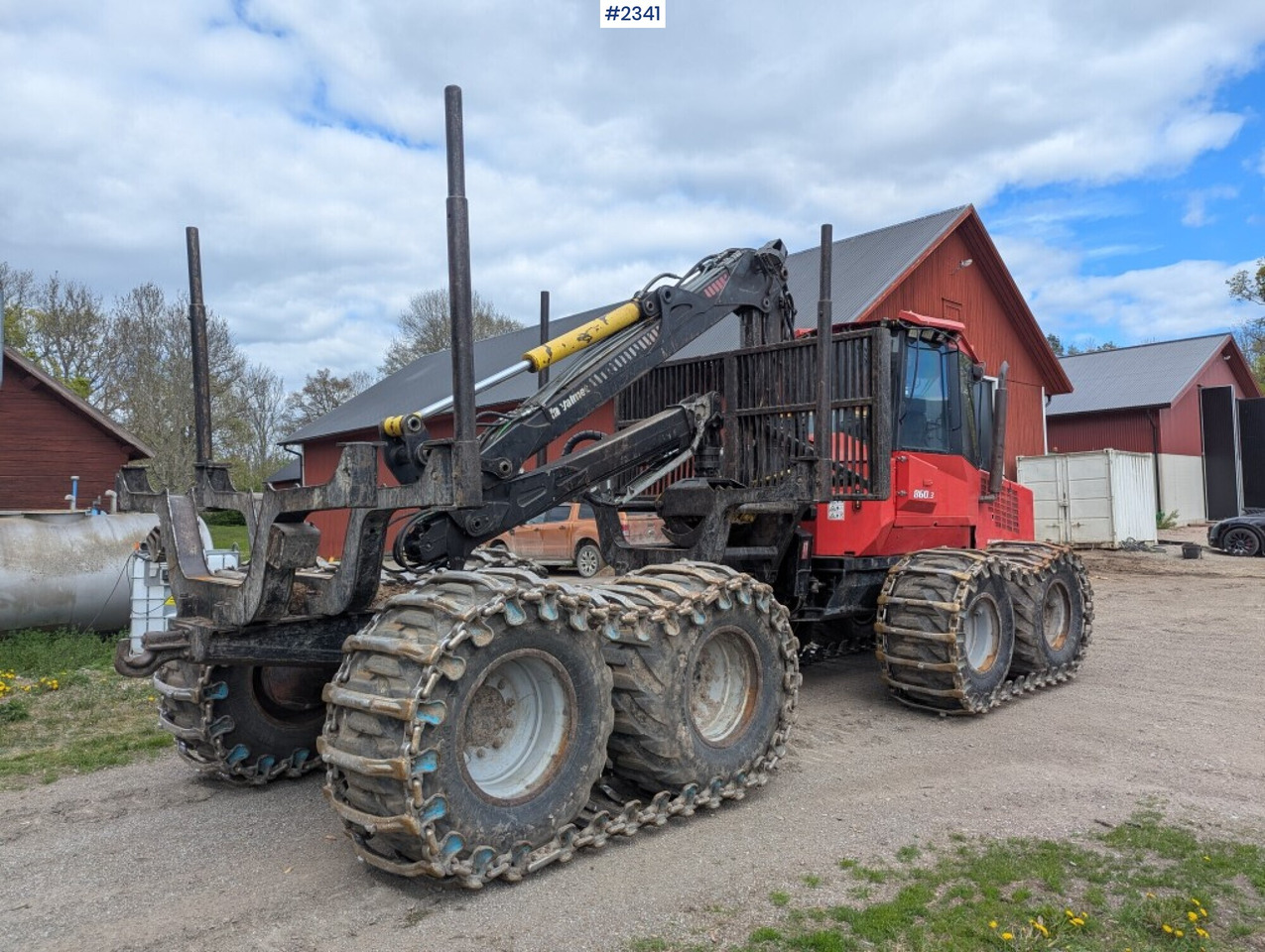 Forwarder Valmet 860.3 with CRF11 crane (SEE VIDEO) - Forwarder: das Bild 4 Forwarder Valmet 860.3 with CRF11 crane (SEE VIDEO) - Forwarder: das Bild 4