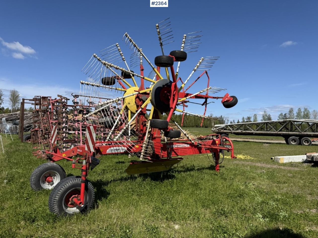 Rotary rake Pöttinger Eurotop 771A - Grünlandtechnik: das Bild 5 Rotary rake Pöttinger Eurotop 771A - Grünlandtechnik: das Bild 5