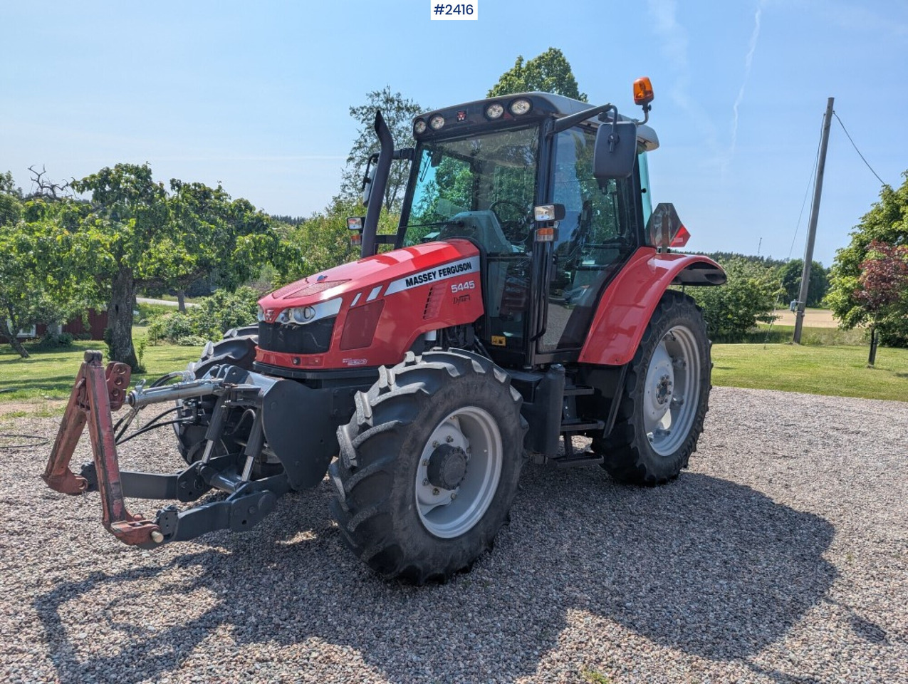 Tractor, Massey Ferguson MF 5445 Dyna-4 - Traktor: das Bild 1 Tractor, Massey Ferguson MF 5445 Dyna-4 - Traktor: das Bild 1