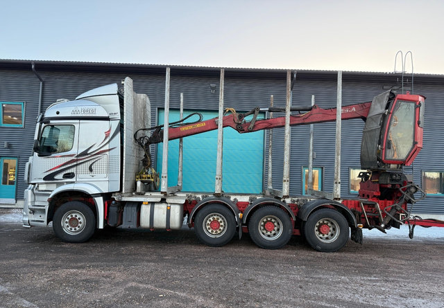 Mercedes-BenzArocs 8x4 Nosturilla! - Holztransporter, Autokran: das Bild 2 Mercedes-BenzArocs 8x4 Nosturilla! - Holztransporter, Autokran: das Bild 2