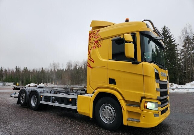 Scania R410 CNG / CBG 6x2 - Containerwagen/ Wechselfahrgestell LKW: das Bild 5 Scania R410 CNG / CBG 6x2 - Containerwagen/ Wechselfahrgestell LKW: das Bild 5