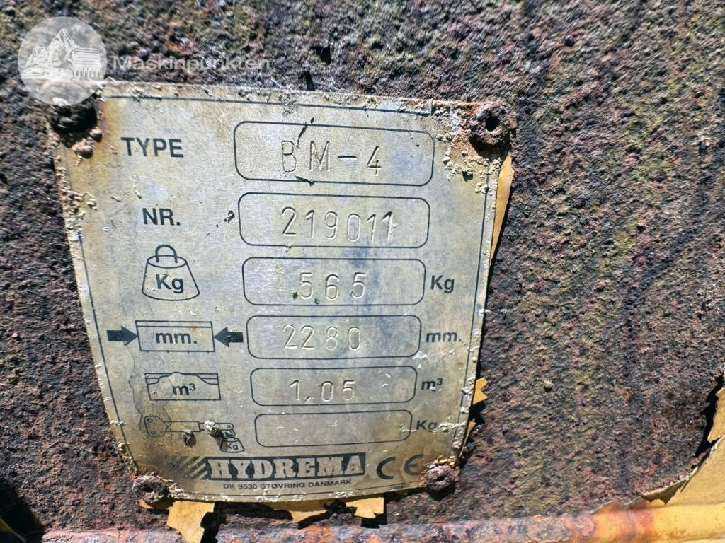 Hydrema BM-4 Kombiskopa - Schaufel für Baumaschine: das Bild 5 Hydrema BM-4 Kombiskopa - Schaufel für Baumaschine: das Bild 5