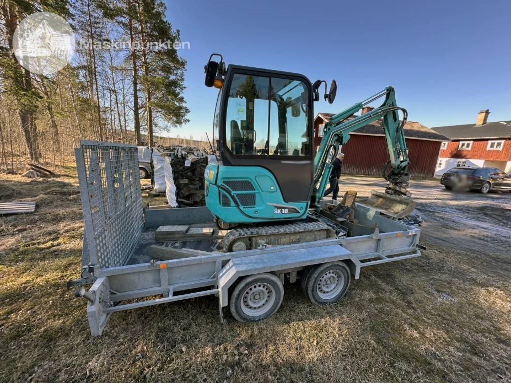 Kobelco SK 18 Med vagn! - Minibagger: das Bild 4 Kobelco SK 18 Med vagn! - Minibagger: das Bild 4