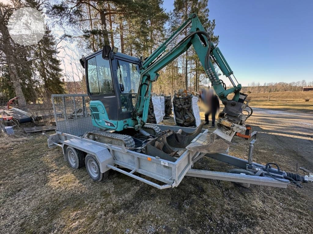 Kobelco SK 18 Med vagn! - Minibagger: das Bild 4 Kobelco SK 18 Med vagn! - Minibagger: das Bild 4