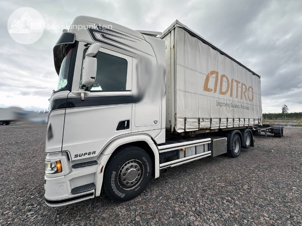 Scania R 580 - Containerwagen/ Wechselfahrgestell LKW: das Bild 2 Scania R 580 - Containerwagen/ Wechselfahrgestell LKW: das Bild 2