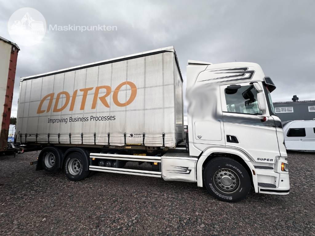 Scania R 580 - Containerwagen/ Wechselfahrgestell LKW: das Bild 1 Scania R 580 - Containerwagen/ Wechselfahrgestell LKW: das Bild 1