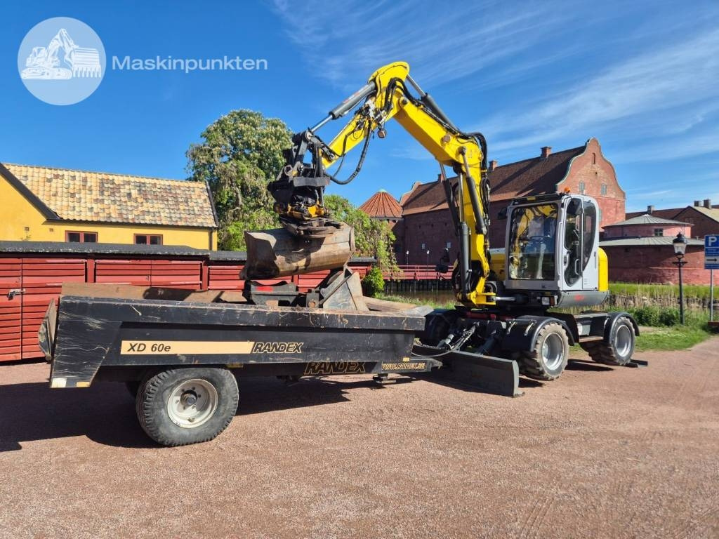 Wacker Neuson EW 100 med vagn - Mobilbagger: das Bild 1 Wacker Neuson EW 100 med vagn - Mobilbagger: das Bild 1