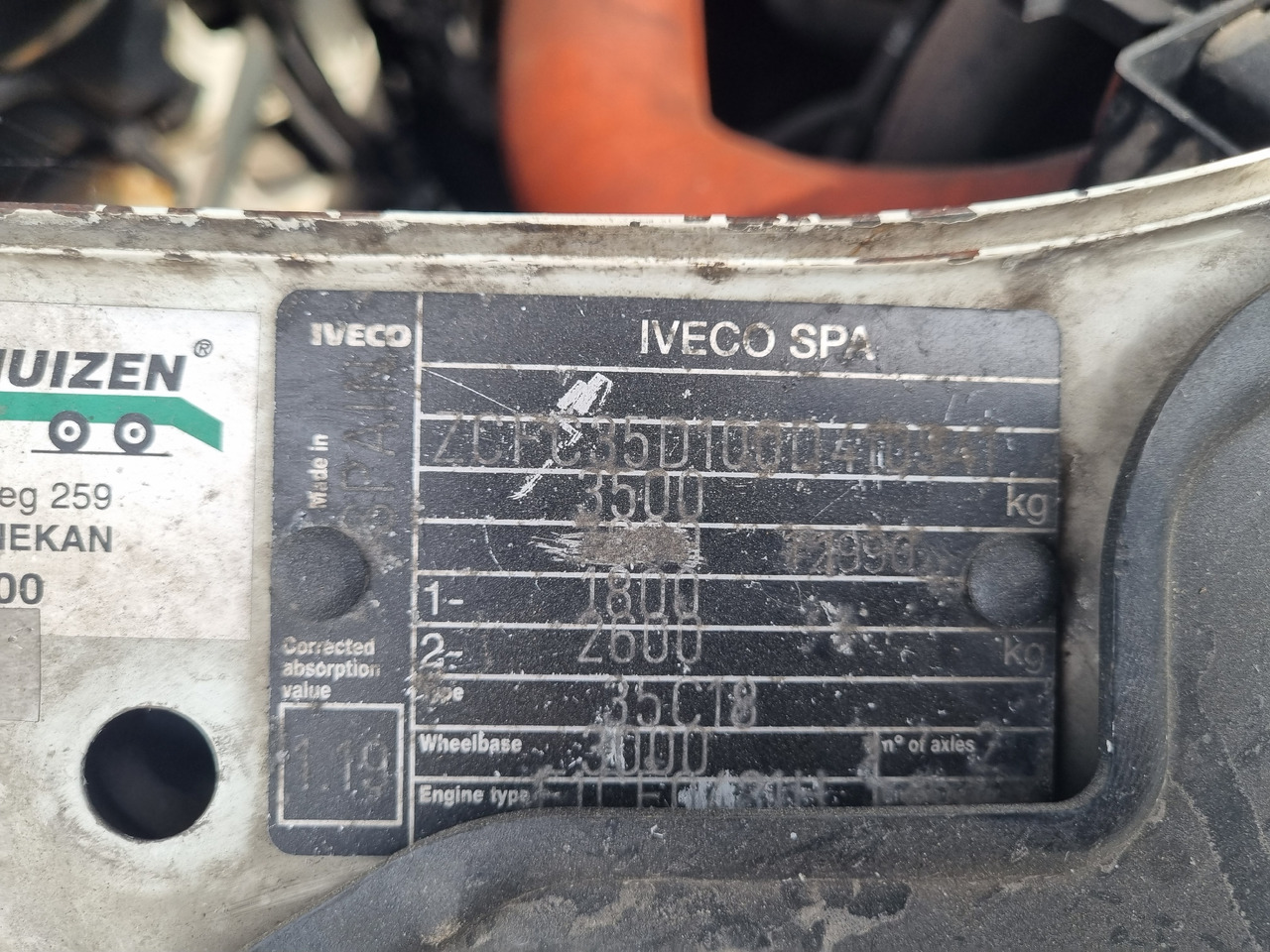 Minisattelzug IVECO DAILY 35C18: das Bild 13