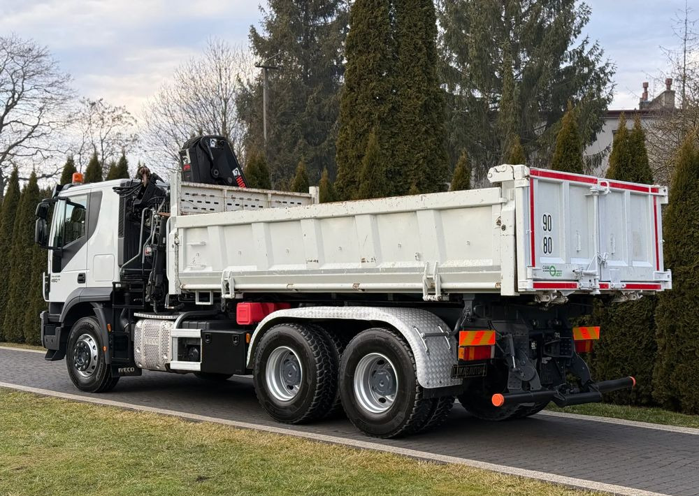 Kipper Iveco TRAKKER 450 6X4 PODWÓJNA HYDRO-BURTA HIAB 104: das Bild 6