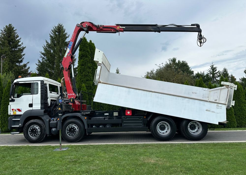 MAN TGS 440 / 8x4 / HMF 1530 / HYDROBURTA - Kipper: das Bild 4 MAN TGS 440 / 8x4 / HMF 1530 / HYDROBURTA - Kipper: das Bild 4