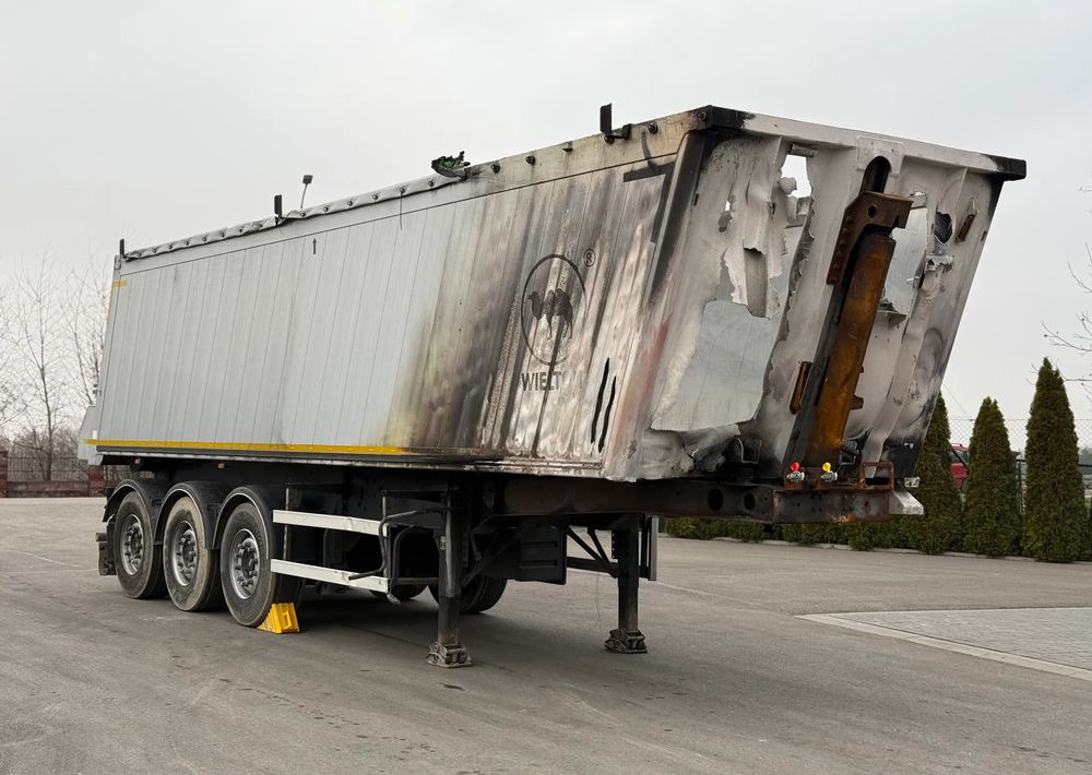 Wielton 42 m3 OSIE SAF USZKODZONY - Kipper Auflieger: das Bild 1 Wielton 42 m3 OSIE SAF USZKODZONY - Kipper Auflieger: das Bild 1