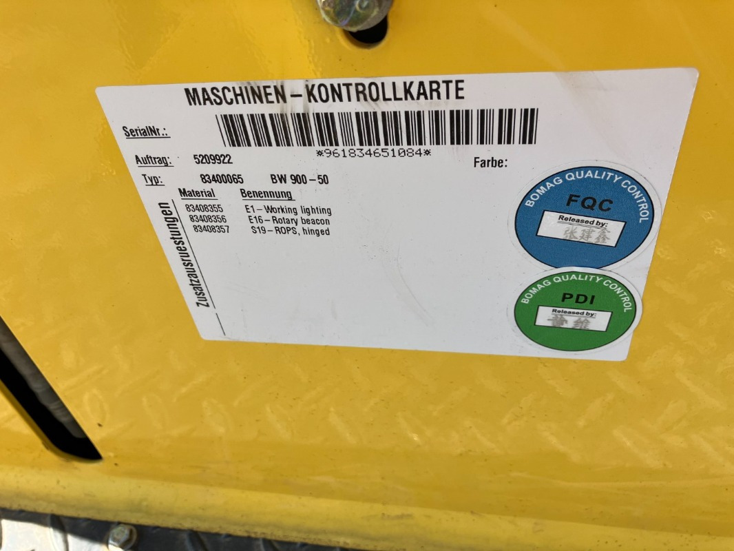 BOMAG CN BW 900-50 - Walzen: das Bild 5 BOMAG CN BW 900-50 - Walzen: das Bild 5