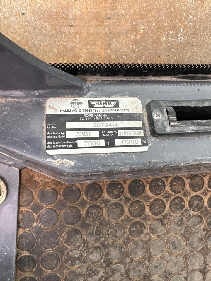HAMM 3307 - Walzenzug: das Bild 3 HAMM 3307 - Walzenzug: das Bild 3