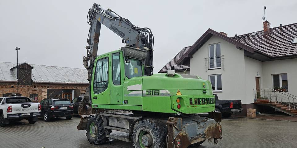 Koparka kołowa Liebherr A 316 Litronic chwytak podpory pług – Leasing Koparka kołowa Liebherr A 316 Litronic chwytak podpory pług: das Bild 6