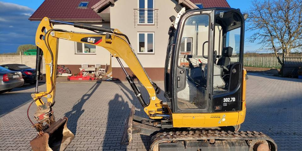 Minikoparka Caterpillar CAT 302.7D CR - Kettenbagger: das Bild 1 Minikoparka Caterpillar CAT 302.7D CR - Kettenbagger: das Bild 1