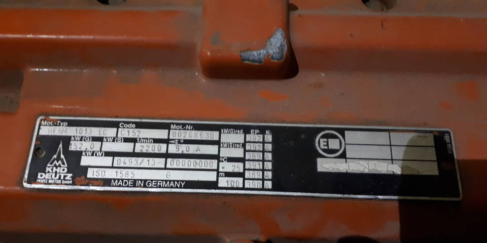 Silnik Deutz BF6M 1013EC 1013-26E3 - Motor für Baumaschine: das Bild 5 Silnik Deutz BF6M 1013EC 1013-26E3 - Motor für Baumaschine: das Bild 5