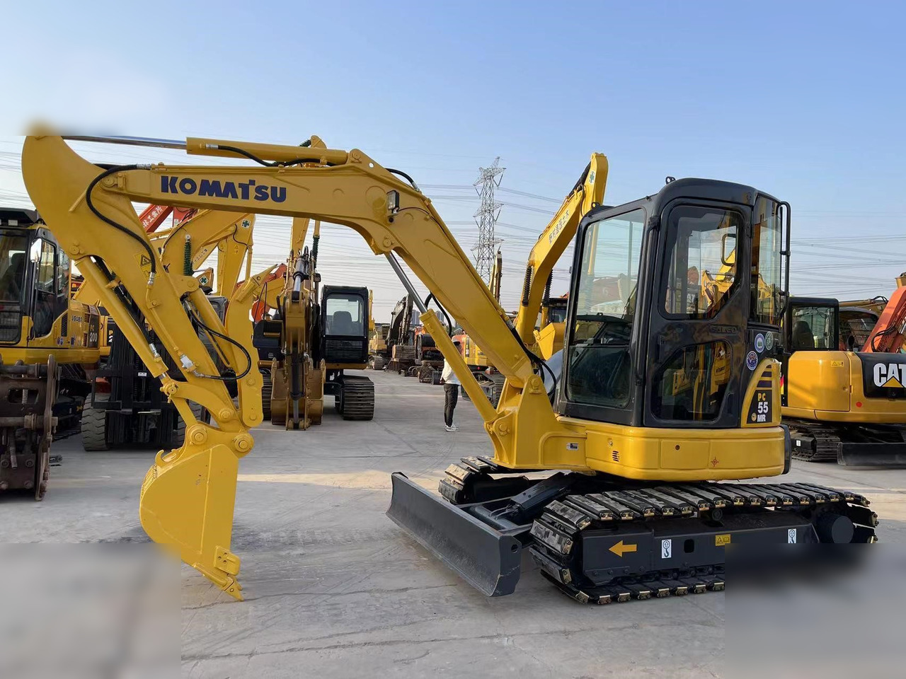 KOMATSU PC55MR-2 - Minibagger: das Bild 1 KOMATSU PC55MR-2 - Minibagger: das Bild 1