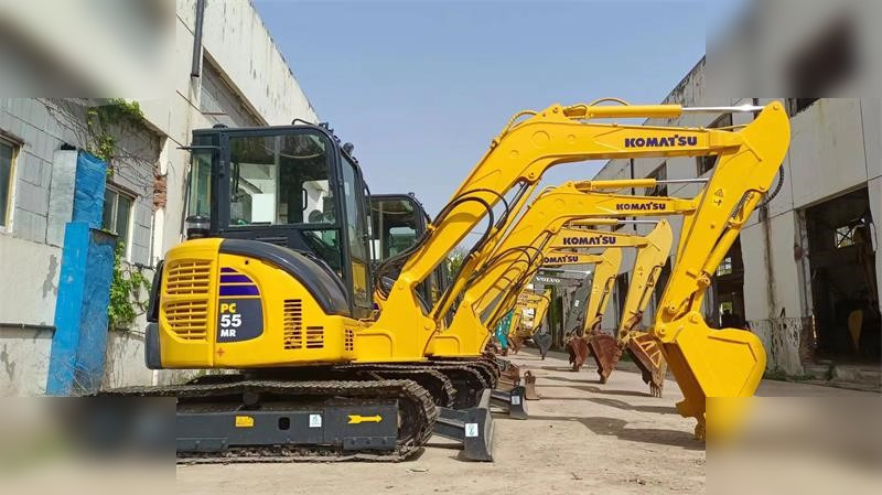 KOMATSU PC55MR-2 - Minibagger: das Bild 1 KOMATSU PC55MR-2 - Minibagger: das Bild 1
