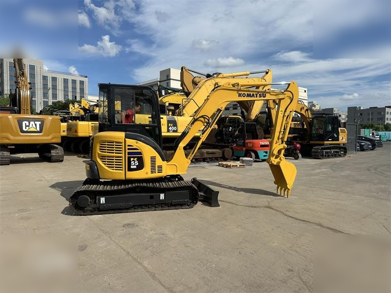 KOMATSU PC55MR-2 - Minibagger: das Bild 1 KOMATSU PC55MR-2 - Minibagger: das Bild 1