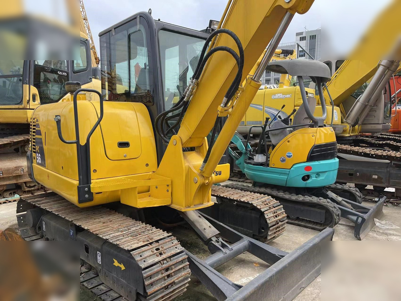 KOMATSU PC56-7 - Minibagger: das Bild 2 KOMATSU PC56-7 - Minibagger: das Bild 2