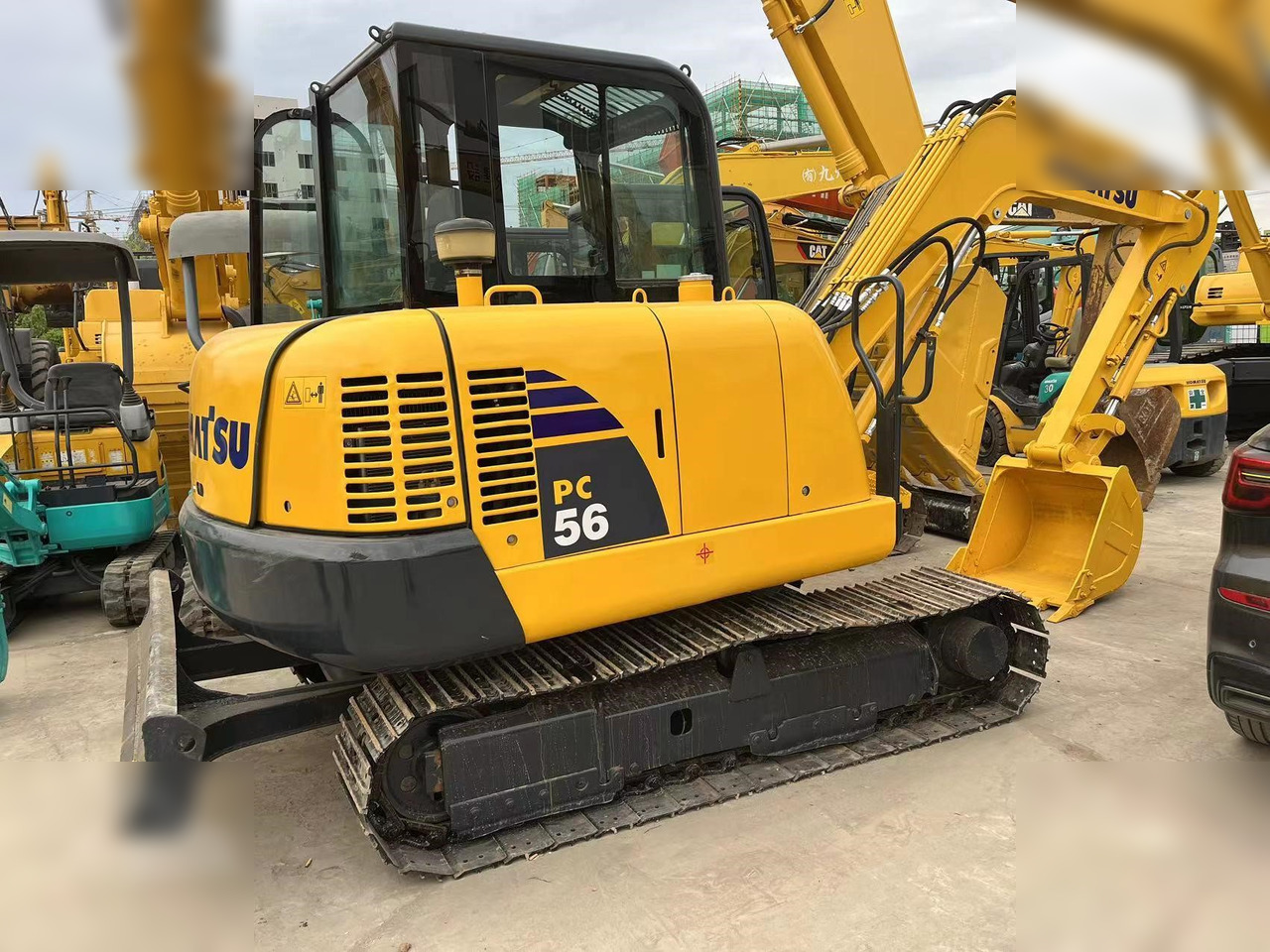 KOMATSU PC56-7 - Minibagger: das Bild 1 KOMATSU PC56-7 - Minibagger: das Bild 1